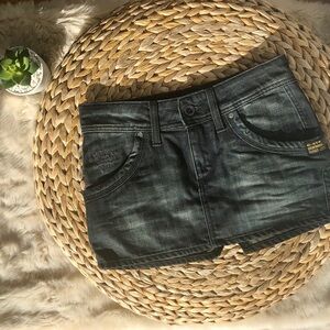 G-STAR DENIM MINI SKIRT - 25